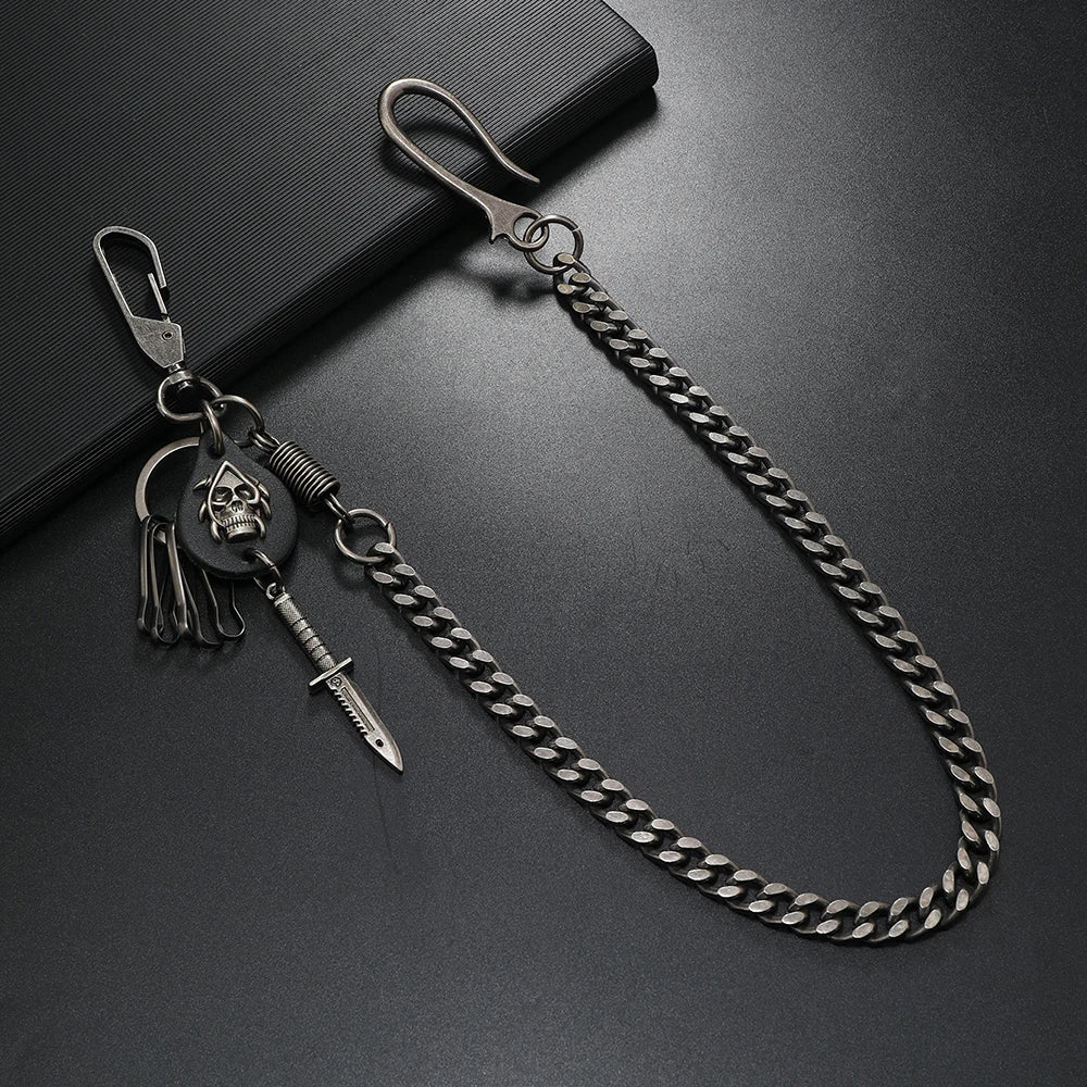 1 piece Hip-hop Jewelry personality pants chain Men's Accessories