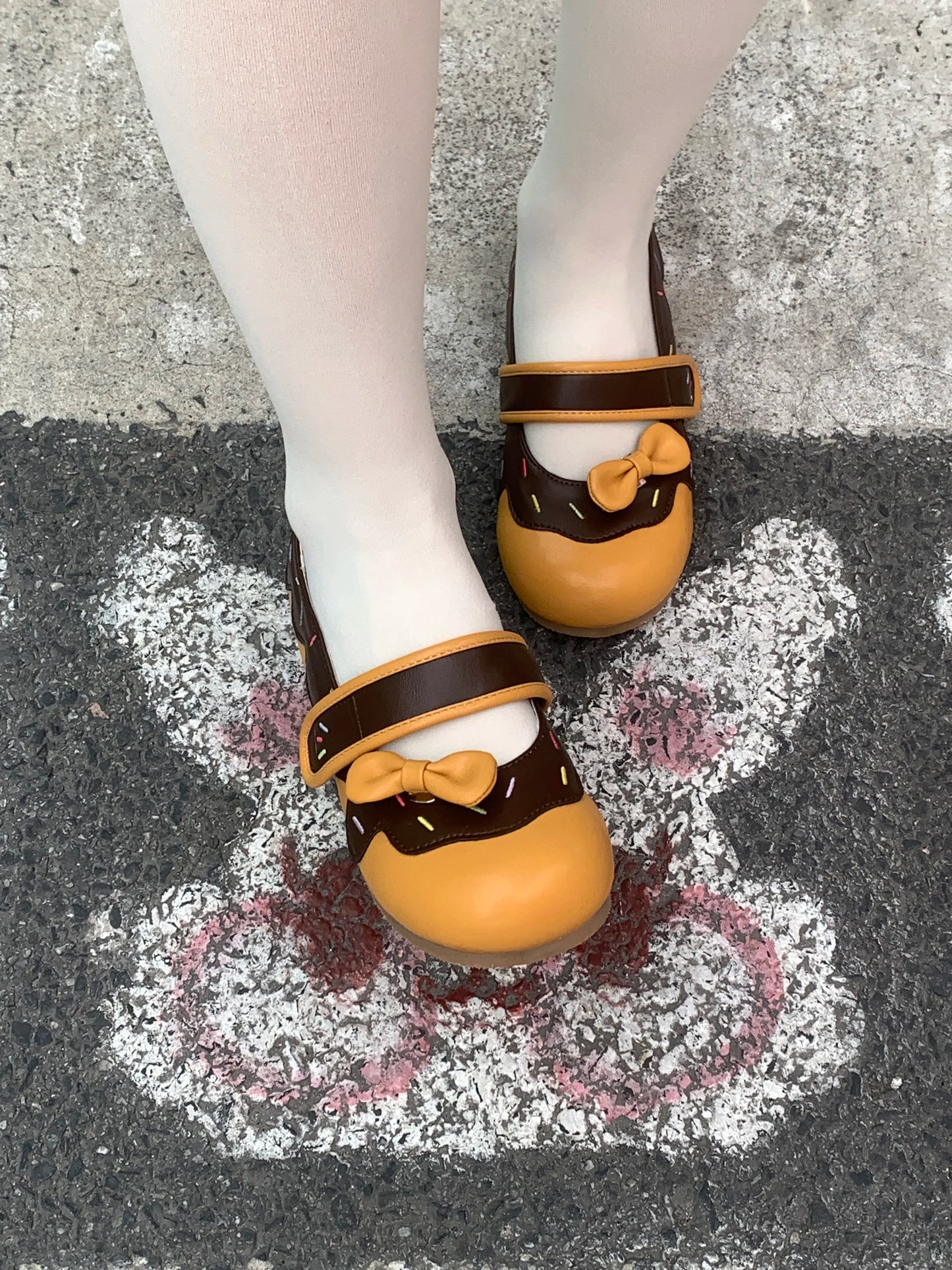 Flat-bottomed Kawaii Leather Shoes Original Design Girls Cute Mary Jane Round Head Shoes Spring and Autumn Lolita Flat Shoes