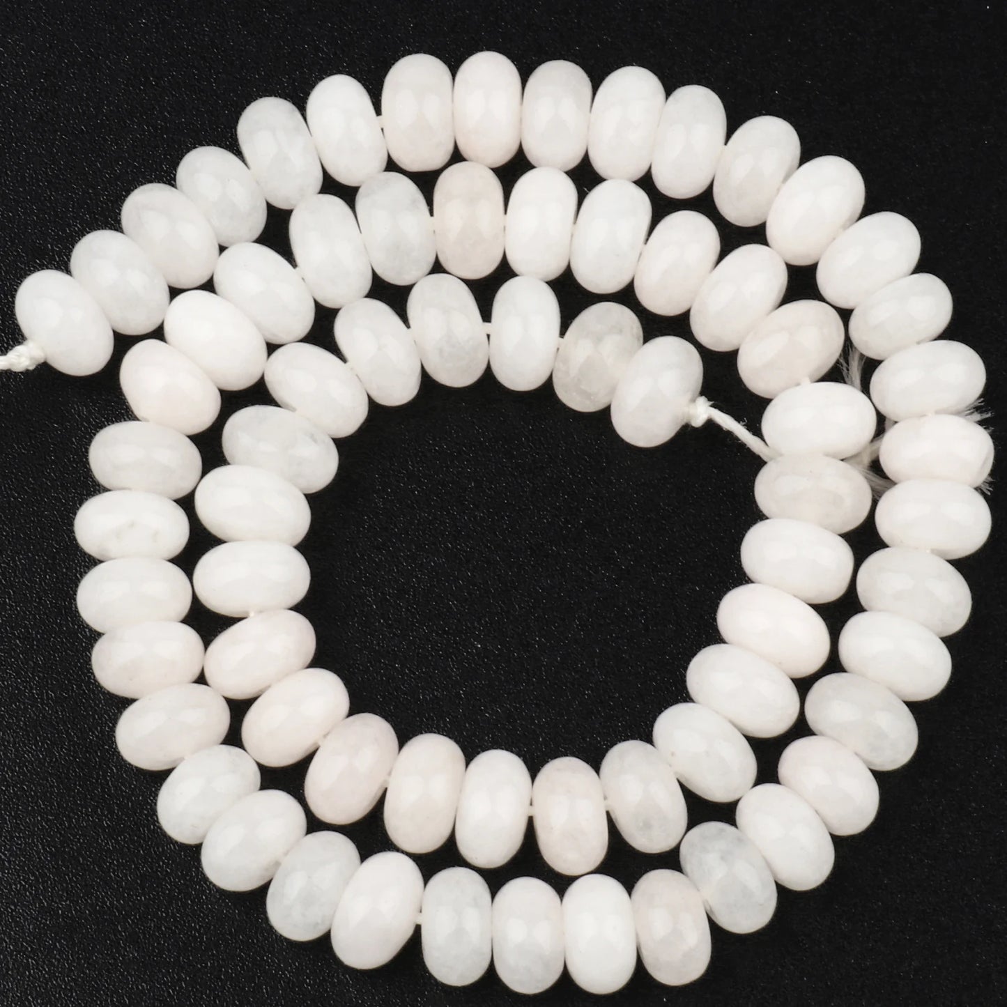 5x8mm Natural Stone Abacus Beads Angelite Tourmaline Tiger Eye Quartz Rondelle Loose Beads for Jewelry Making DIY Bracelets 15''