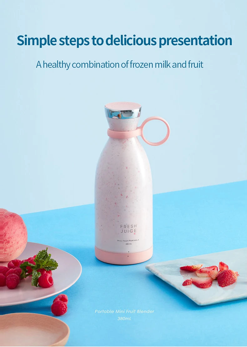 Mini Juicers Portable Electric Juicer Blender Usb Fruit Mixers Fruit Food Milkshake Multifunction Juice Maker Machine