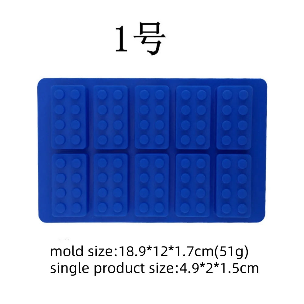 DIY Robot Silicone Candle Mold Creative Concrete Gypsum Chocolate Baking Mold Home Decoration Christmas Gift Craft Supplies