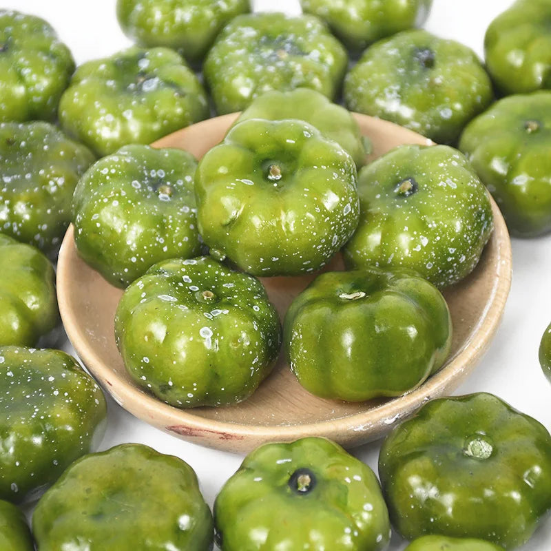 25/50pcs Mini Artificial Pumpkin Simulation Vegetable Halloween Decoration Home Halloween Party DIY Fake Pumpkin Decor Props 7z