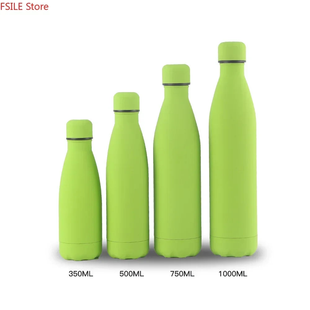 500/750/1000ml Double-Wall Insulated Vacuum Flask Stainless Steel Water Bottle BPA Free Thermos for Sport Water Bottles