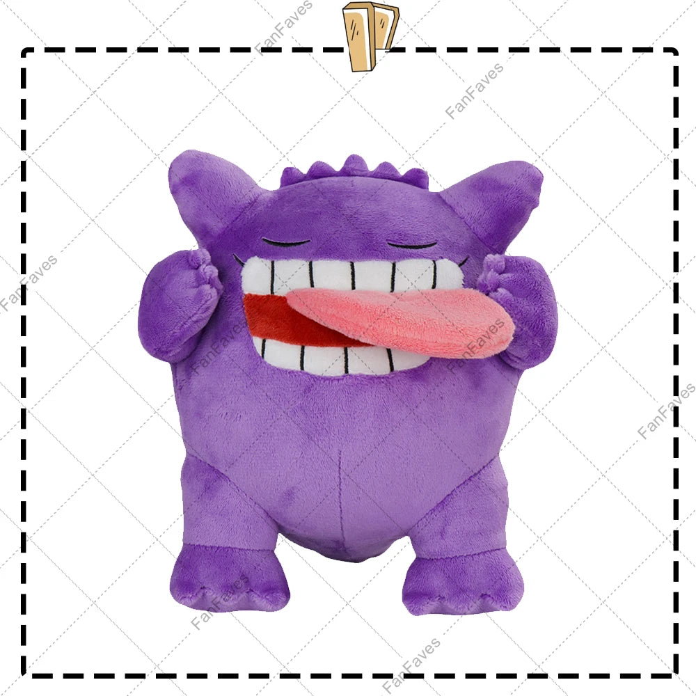 Pokemon Slepping Gengar Keychain Pendant Hanging Dolls 7 Style Gengar Cartoon Cute Animal Stuffed Peluche Doll Christmas Gift