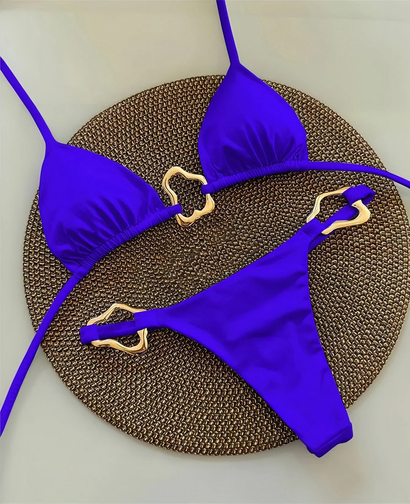 Sexy Halter Micro Bikini 2025 Women Swimsuit Solid Swimwear Thong Bikinis Set Brazilian Beach Wear Bathing Suit Biquini Female