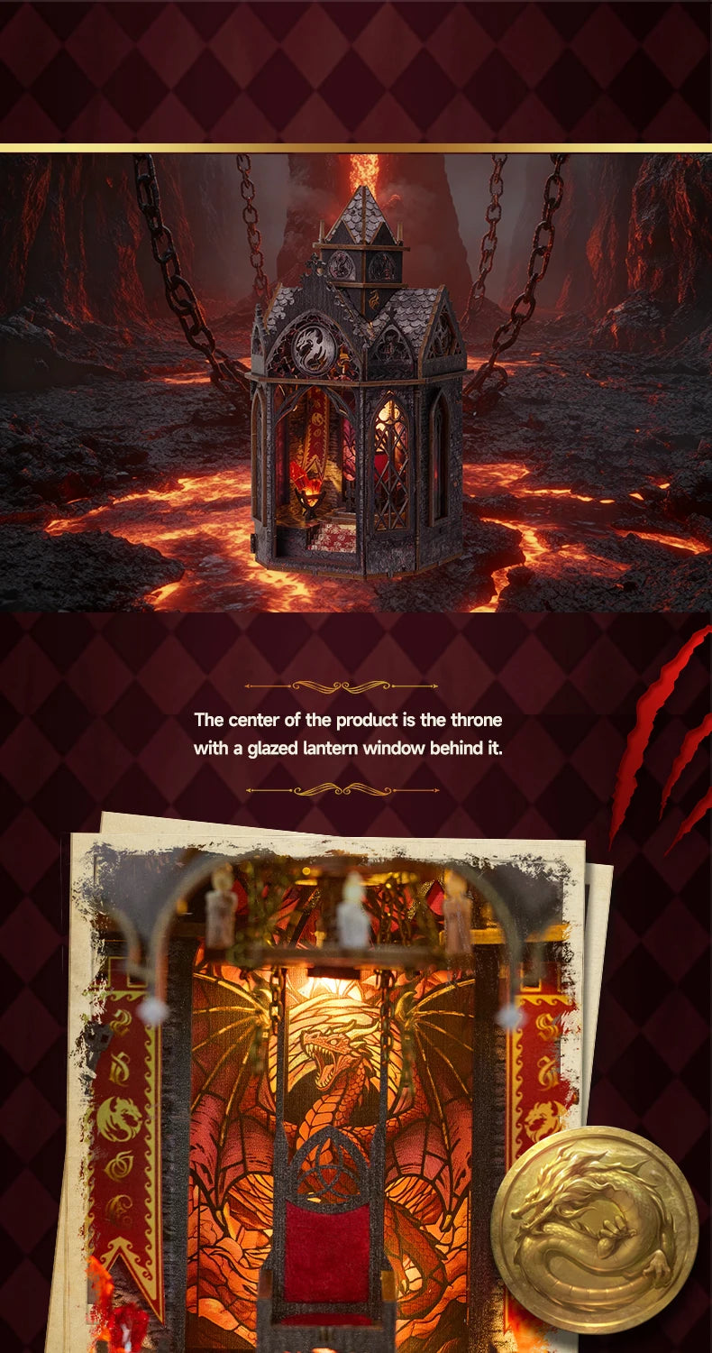 DIY Book Nook Kit Wooden Doll House 3D Puzzle Assembly Toy Home Bookend  Bookshelf Insert With Furniture Toys For Christmas Gift