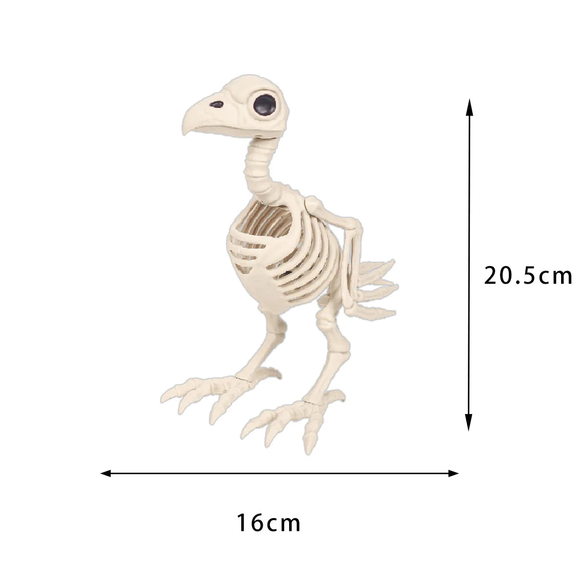 Halloween Skeleton Decoration Props Simulated Animal Models Skeleton Wolf FrogCrow Skeleton Indoor Outdoor Garden HalloweenDecor