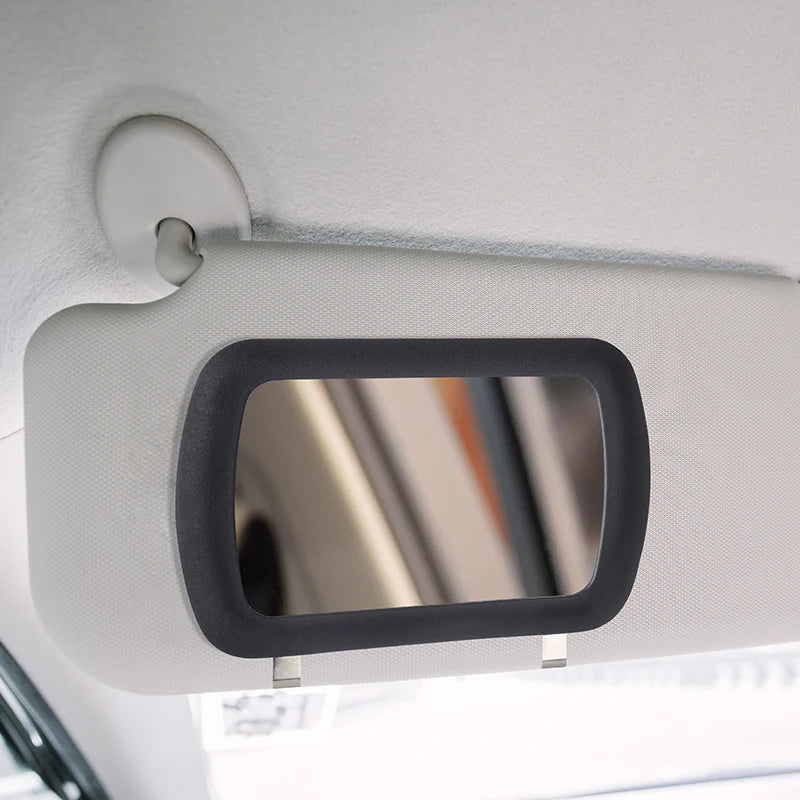Universal HD Mirror Car Make Up Mirror Automobile Sun Visor Plate Car Interior Cosmetic Mirror RearMirror Car Interior Accessory