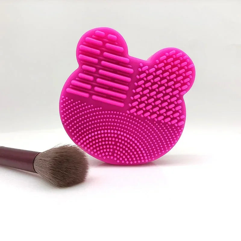 1pc Make Up Brush Cleaner Pad Washing Brush Pad Cleaning Mat Cosmetic Brush Cleaner Universal Make Up Tools Scrubber Board Pad