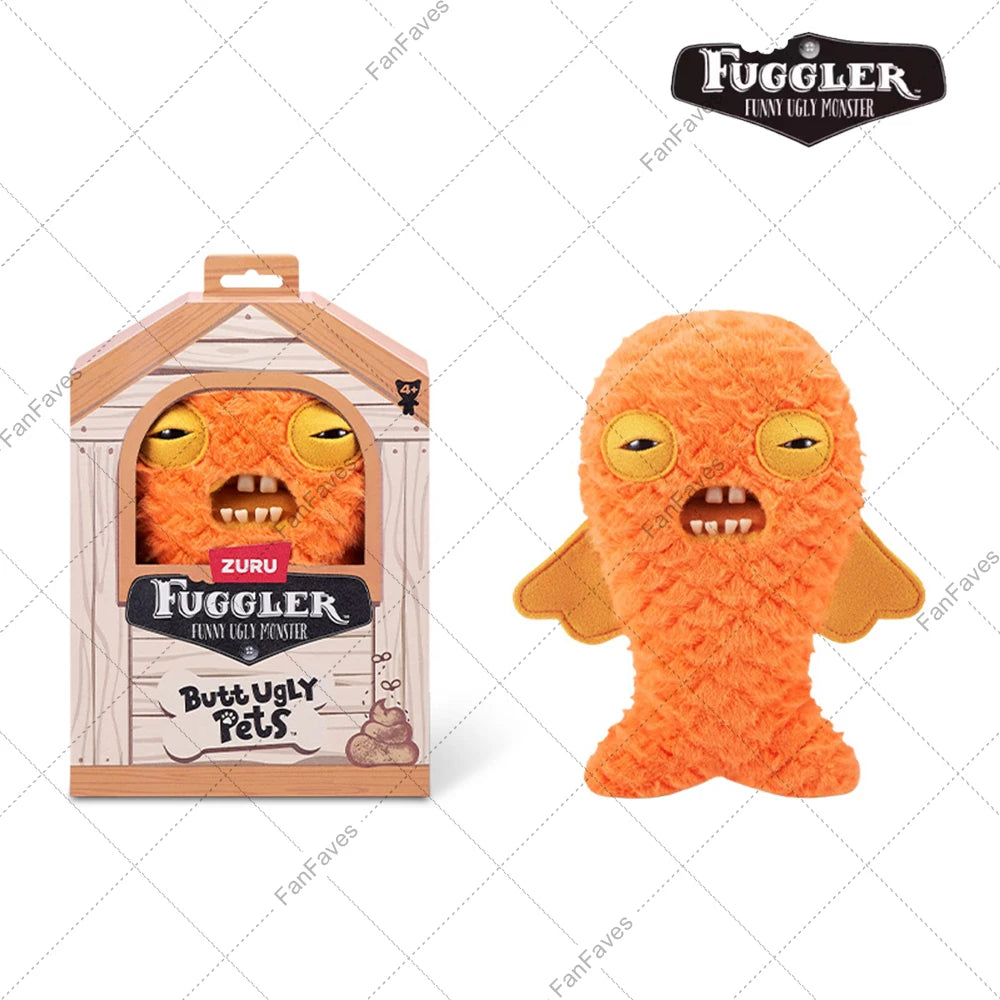 Butt Pet Ugly Fuggler Monster Series Original Plushies Rabbit Puppy Cat Dog Doll Reindeer Gingerbread Man Toy for Christmas Gift