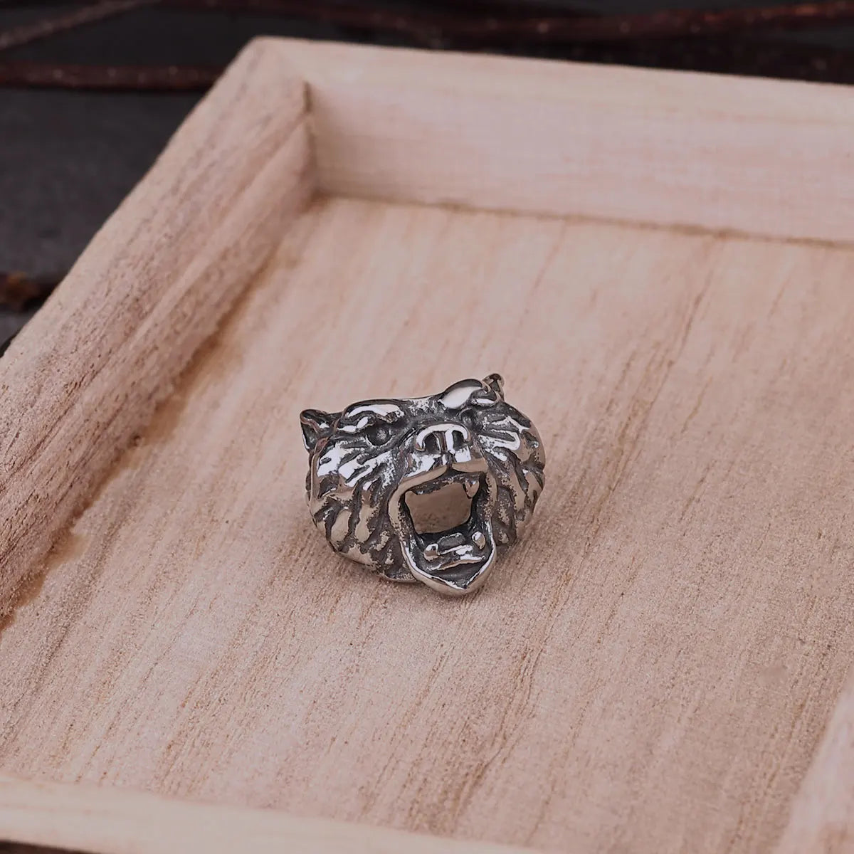 Personality Hollow Animal Bear Head Clip Earrings Female Fashion Stainless Steel Tiny Earring Jewelry Girls Punk Hip Hop Gift