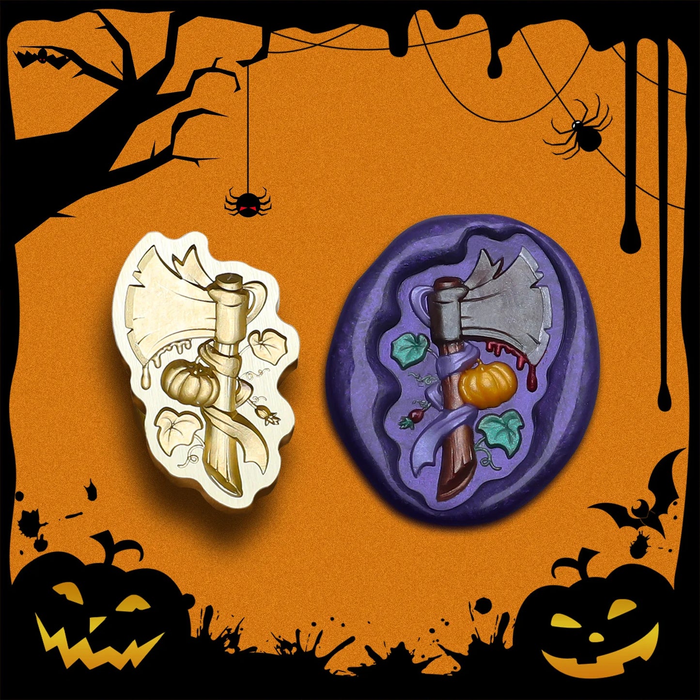 Wax Seal Stamp Halloween A Copper Head For Christmas Gift DIY Scrapbooking & Stamping Cards Envelopes Card Making Supplies