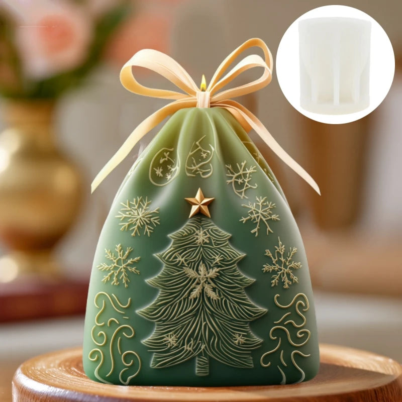 Love Owl Candle Silicone Mold Wear Christmas Hat Owl Resin Mold Christmas Heart Owl Gypsum Mould Craft Molds Christmas Gift