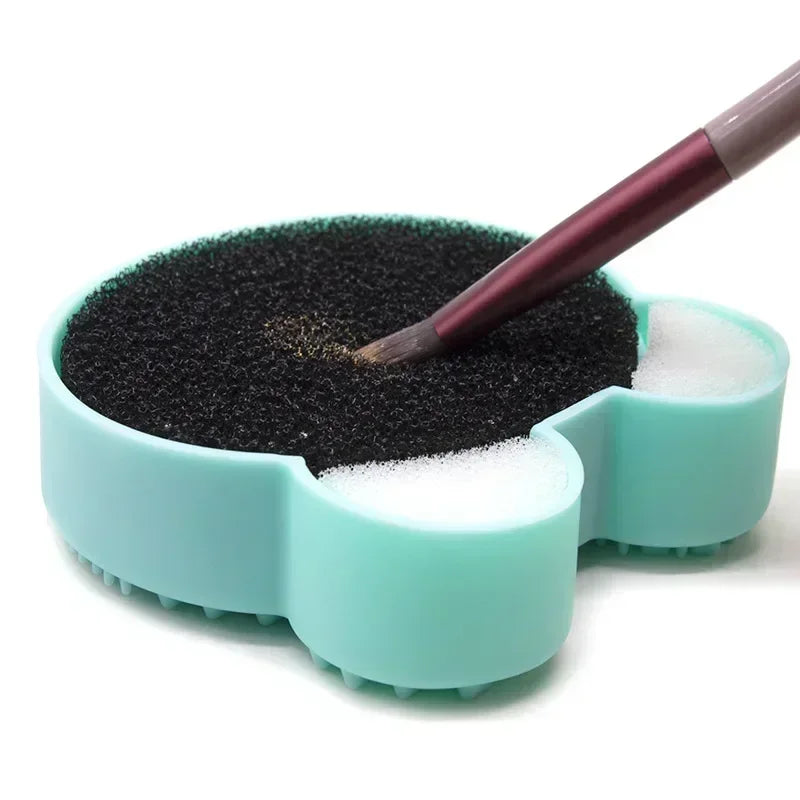 1pc Make Up Brush Cleaner Pad Washing Brush Pad Cleaning Mat Cosmetic Brush Cleaner Universal Make Up Tools Scrubber Board Pad