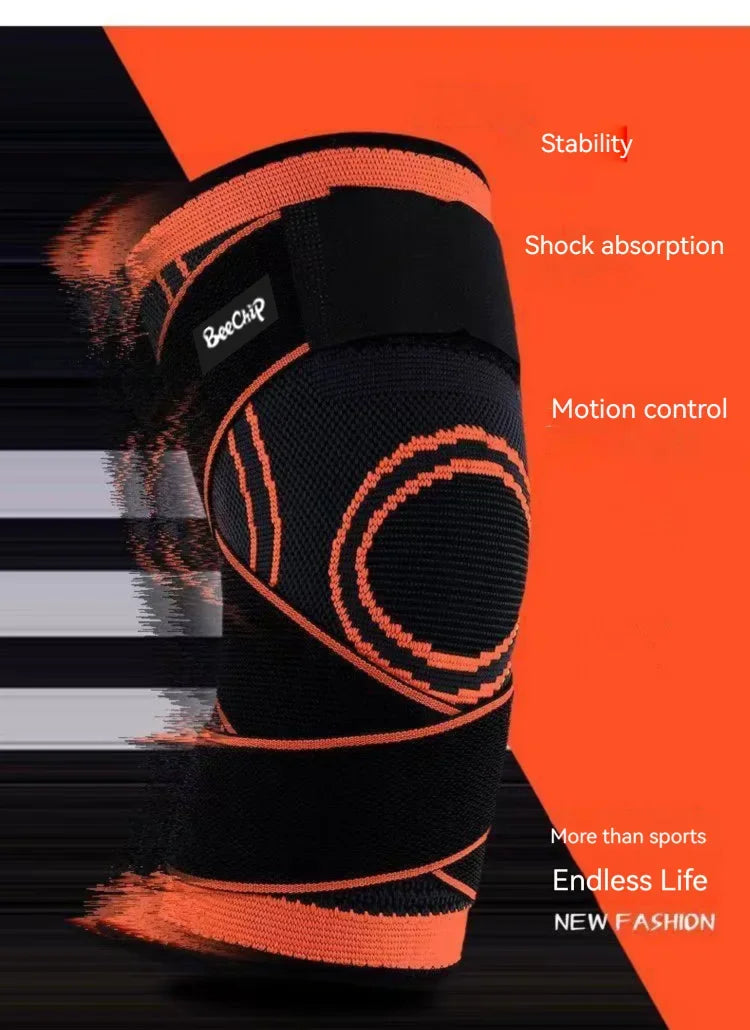 1PC Knee Brace Compression Knit Knee Pad For Sports Quickly Absorb Perspiration Keep Knees Warm Knee Boosters Breathable Support