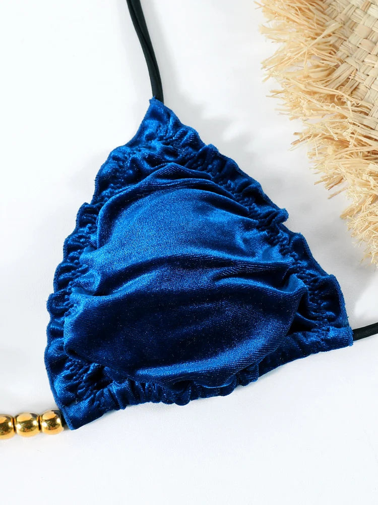 Sexy Micro Bikini Women Swimsuit 2025 Female Bandage Bikinis Set Swimwear Bathing Suit Beachwear String Swim Wear Green Biquini