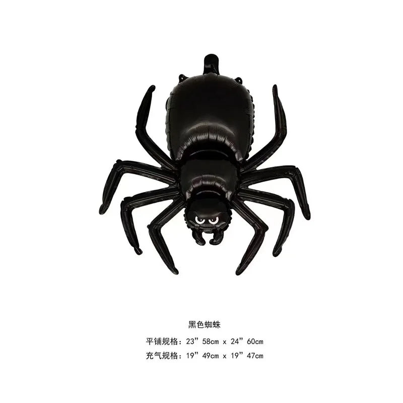 New Halloween Terror Spider Balloon Ghost Festival Party Shopping Mall Event Decoration Home Yard Halloween Photo Props Balloon