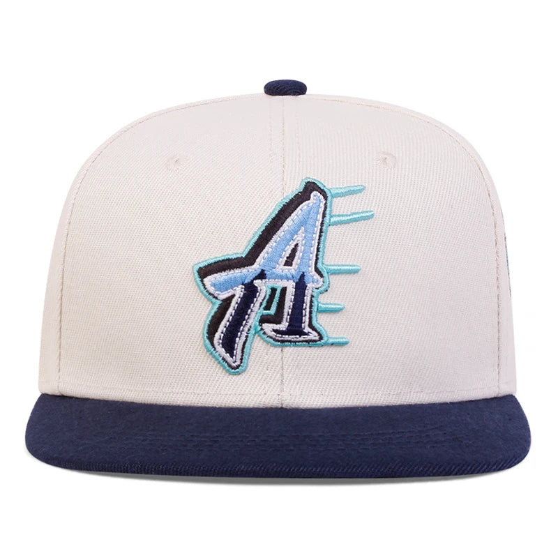 Unisex A Letter Embroidery Side Basketball Hip-hop Hats Spring Autumn Outdoor Adjustable Casual Baseball Caps Sunscreen Hat