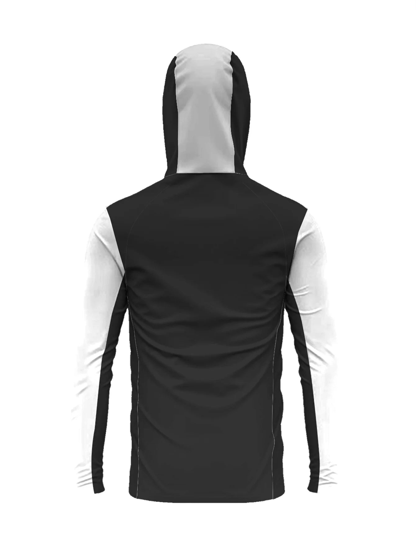 Long Sleeve Fishing Shirts Men Sun Protection Hoodie Mask All-in-one Fishing Clothing Hunting Camping Angling T-shirt Upf