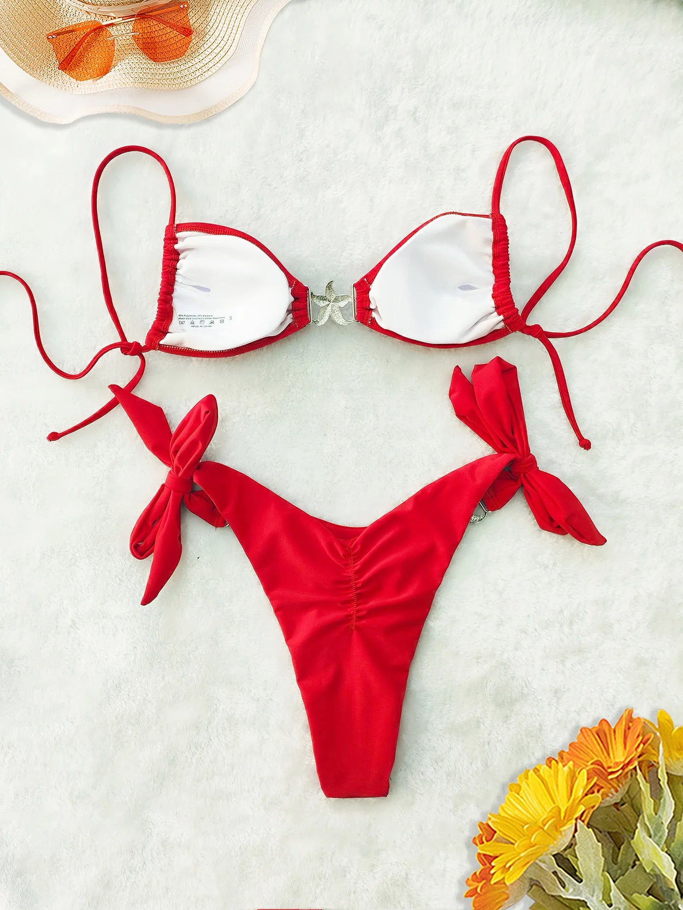 Sexy Bikinis Starfish Swimsuit Women Swimwear Push Up Female Beach Swimming Wear Bathing Suits Brazilian Bikini Set Pool Bather