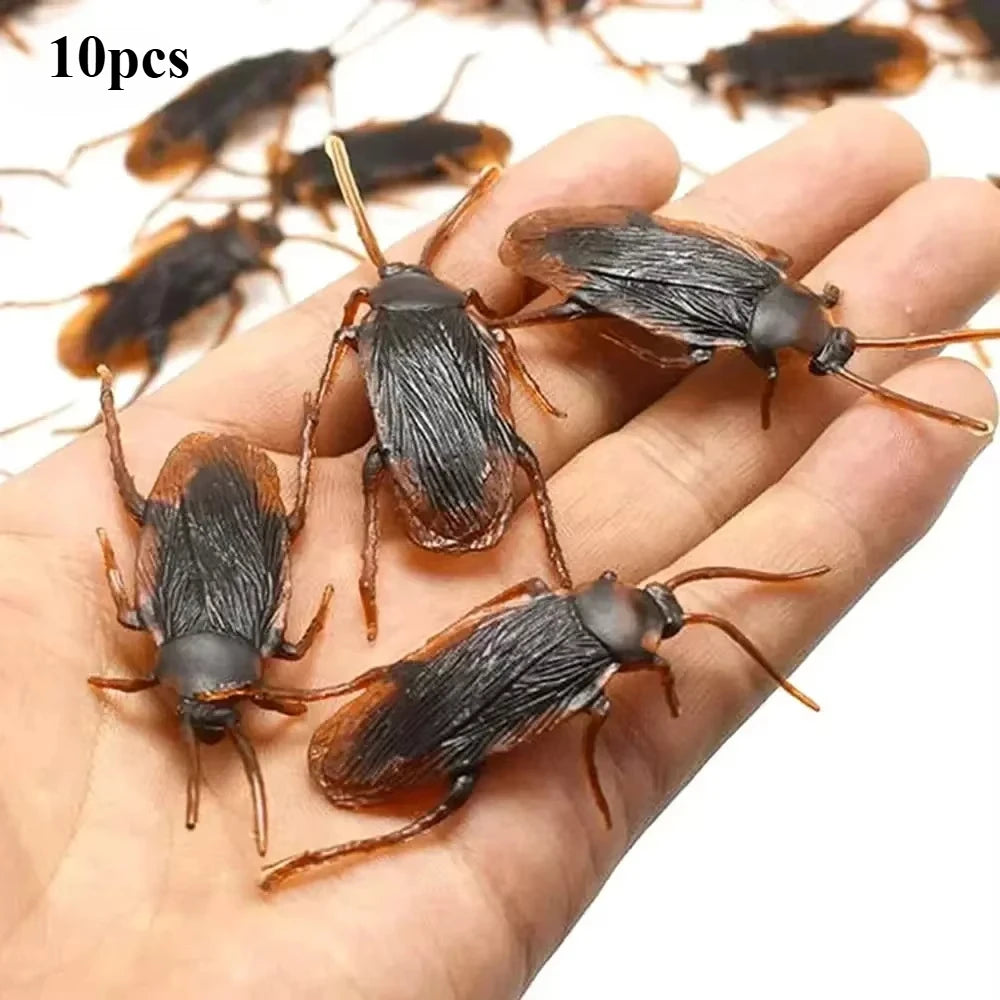 Halloween Party Spoof Decoration，Finger Studs，Spider Box，Prank Spider，Artificial Fake Roaches，Magic Show Halloween Props