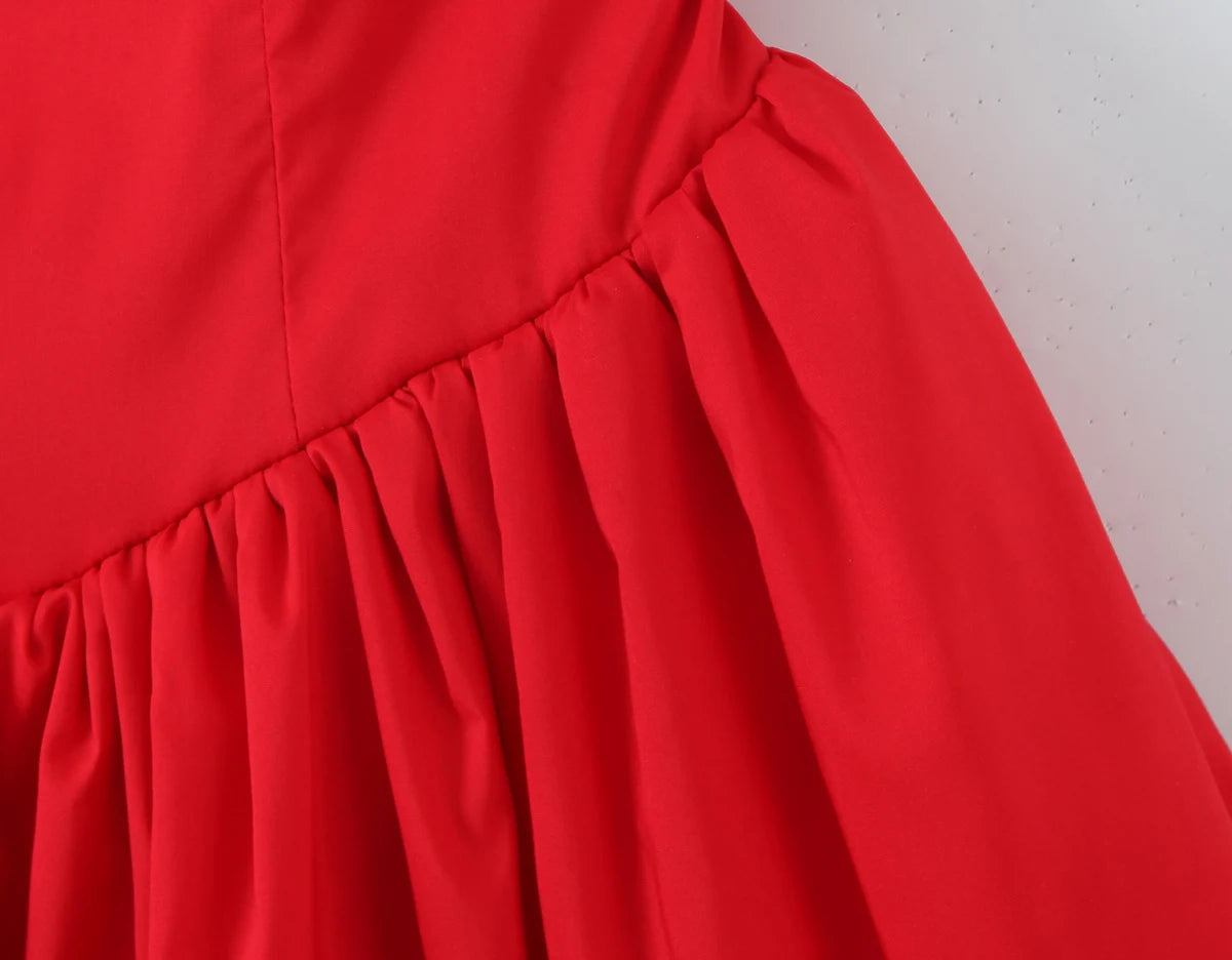 Sexy Bow Halter Slash Collar Lacing Up Bandage Back Sling Mini Dress Women Low Waist Ball Gown Pleated BUD Dresses Femme Robe