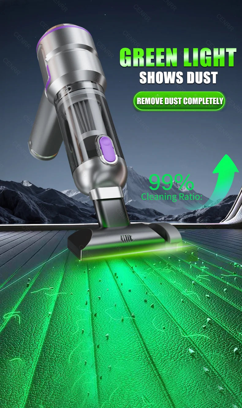 New Car Vacuum Cleaner 998000PA Mini Cordless Powerful for Home Handheld Blower Car Cleaner Portable Car Vacuum Cleaner