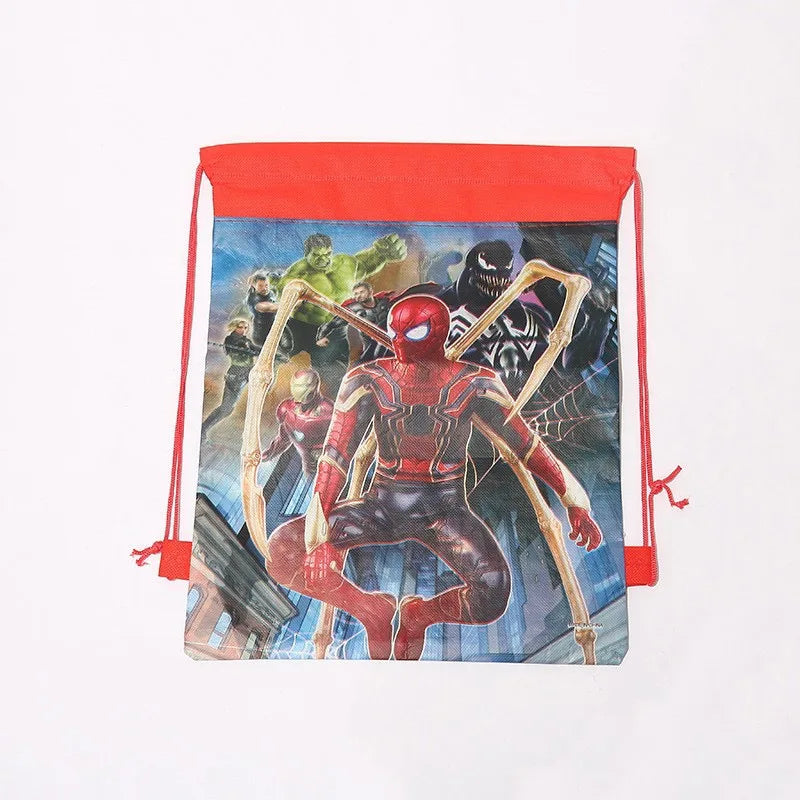 5/10/20/30PCS Cartoon Dinsey Spiderman Children School Bag Boy Girls Kindergarten Bag Baby Toddler Bag Kids School Backpack gift