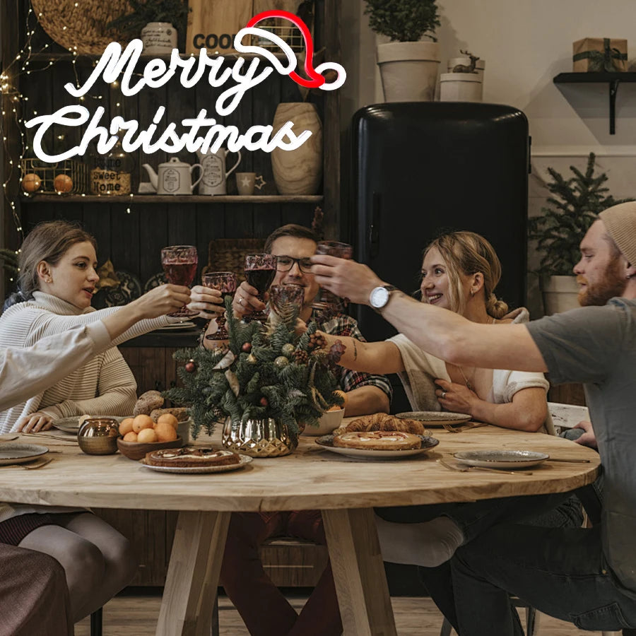 Christmas Series Neon Sign For Wall Decor,Led Neon Light For Christmas Party Decor, Bedroom,Window,Bar,Club Shop,Christmas Gift