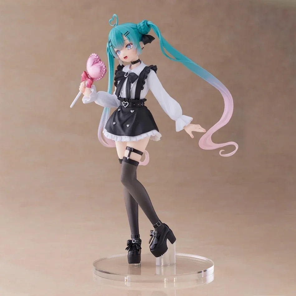 Cute girl Hatsune Miku anime character fashionable suitable for desktop decoration ornaments doll Christmas gift PVC collectible