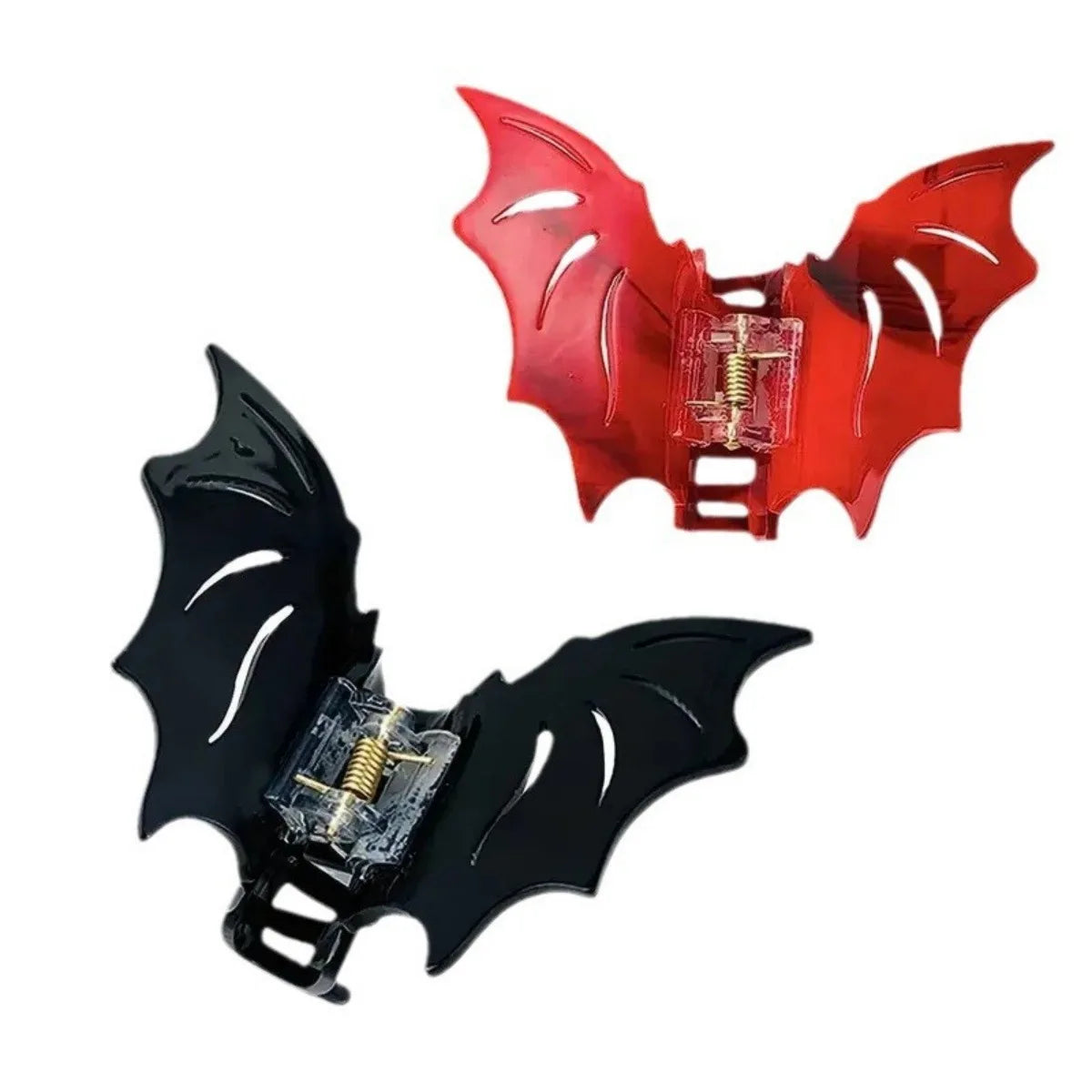 1PC Halloween Bat Hair Clip Funny Women's Back-Of-Head Party Decoration Ponytail Accessory