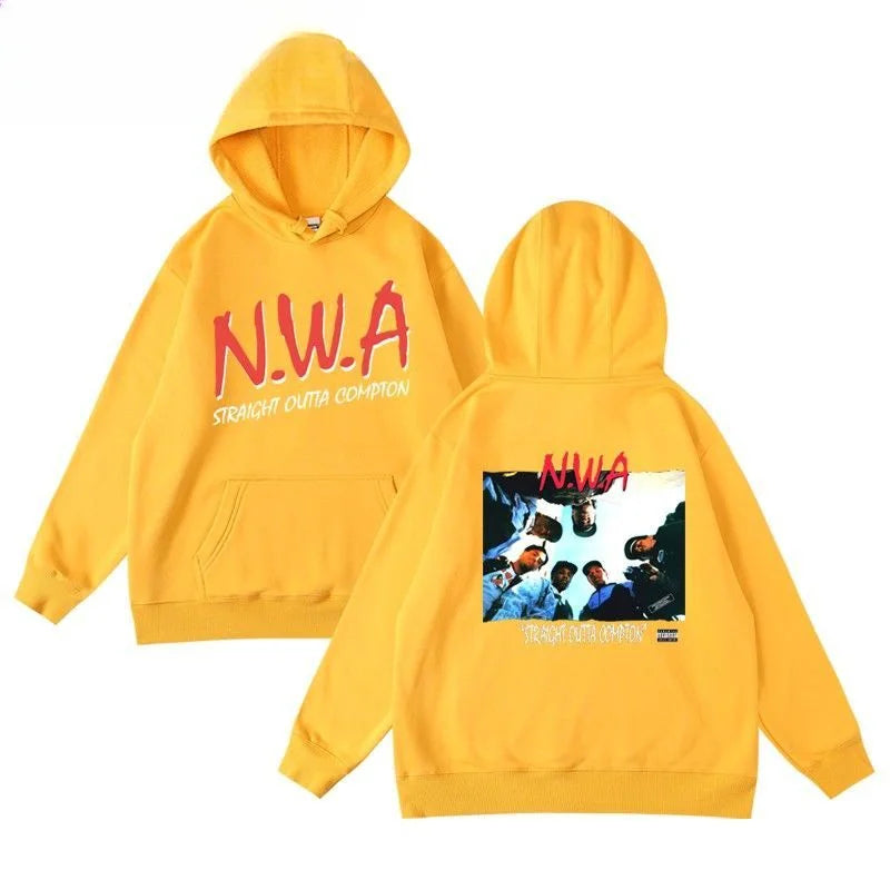 Fashion Casual Men's Hoodies Women's Hoodies Harajuku Thickened Autumn/Winter Sweatshirt Hoodies Nwa Streetwear