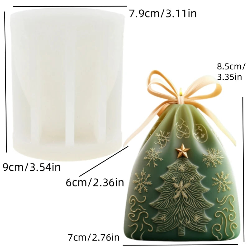 Love Owl Candle Silicone Mold Wear Christmas Hat Owl Resin Mold Christmas Heart Owl Gypsum Mould Craft Molds Christmas Gift