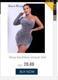 Sexy vintage mini sequin summer dress women elegant backless night club birthday party dress womens evening dresses y2k vestidos