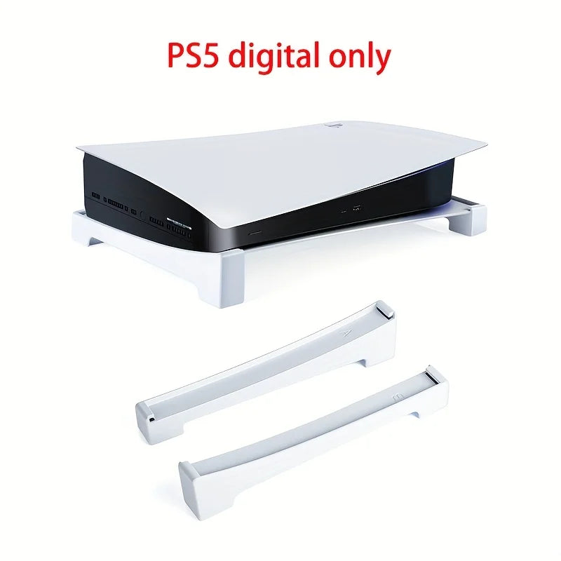 For PS5 console desktop bracket, for PS5 base bracket Portable horizontal cooling bracket anti-fall protection accessories