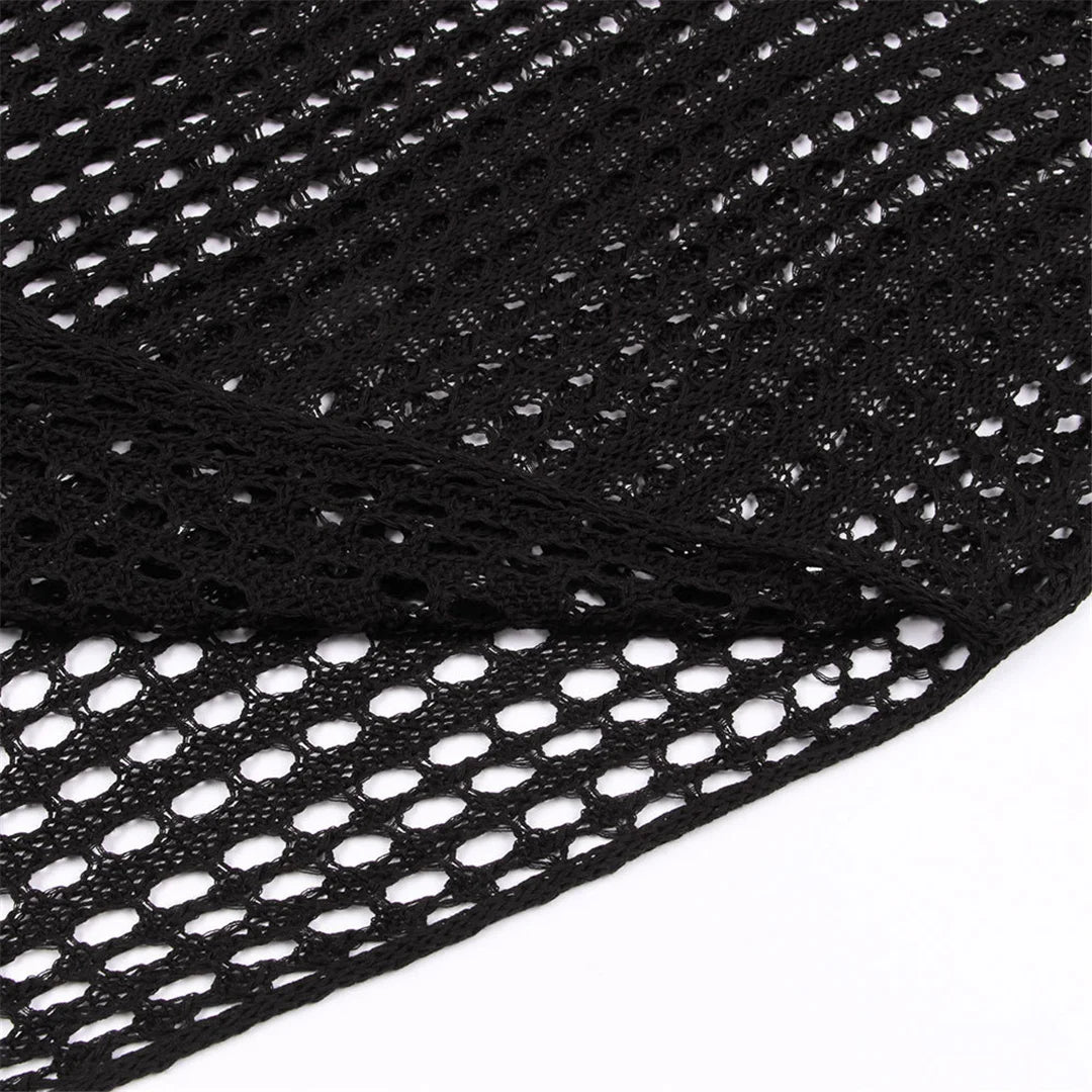 S - XL Backless Hollow out Knitted Crochet Tunic Beach Cover Up Cover-ups Beach Dress Beach Wear Beachwear Female Women V3660