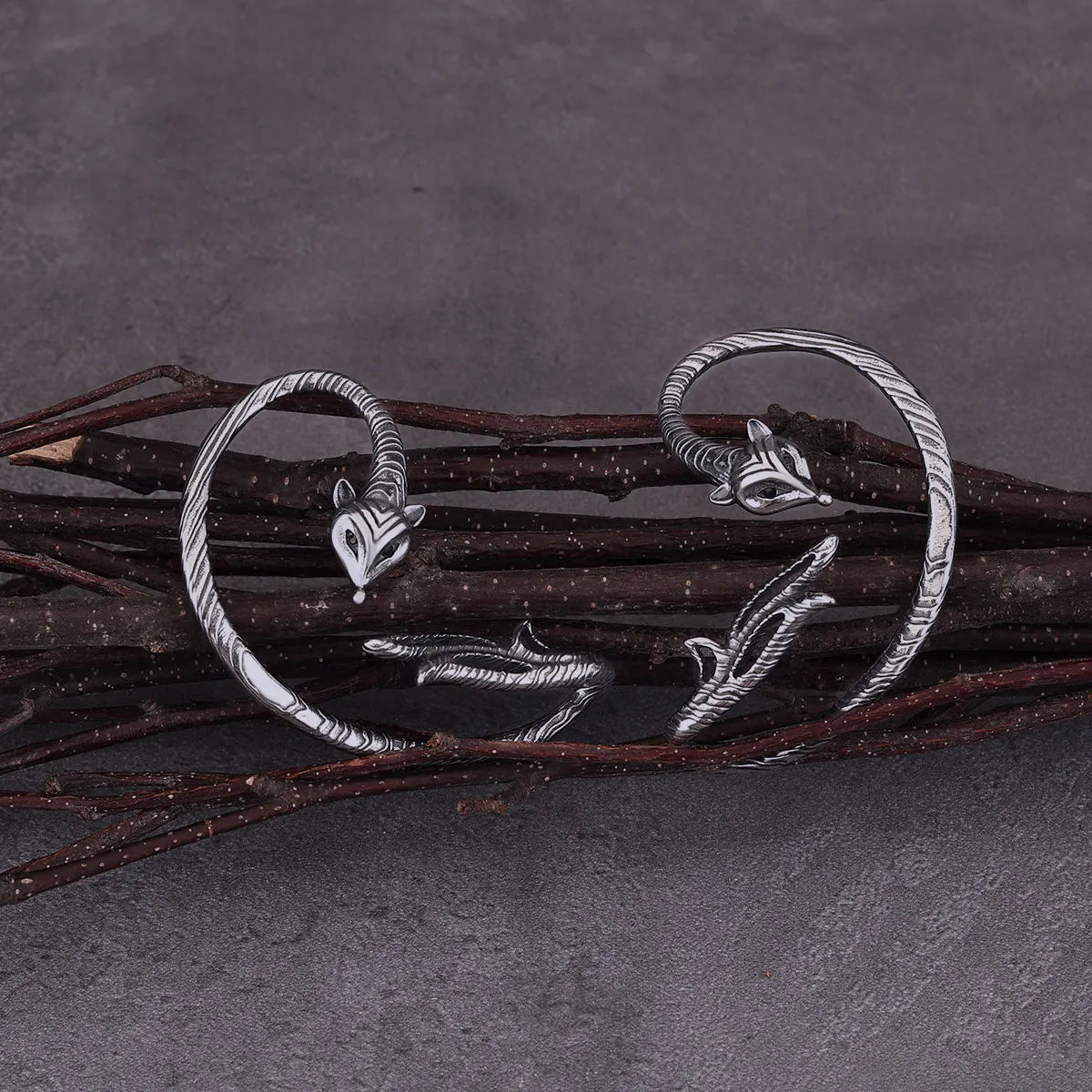 Fashion Fox Stainless Steel Figure Clip Earrings Women Wedding Masquerade Elf Ear Accessories Girls Personality Punk Earring