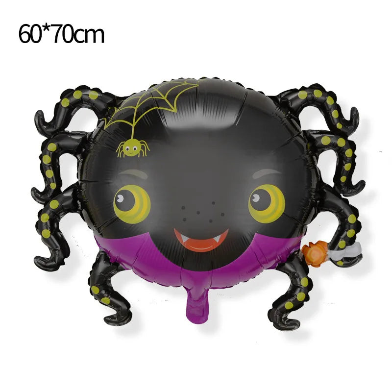 New Halloween Terror Spider Balloon Ghost Festival Party Shopping Mall Event Decoration Home Yard Halloween Photo Props Balloon
