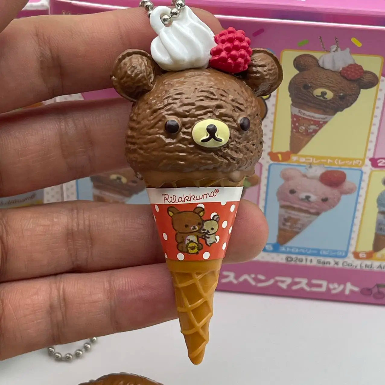 New Rement Easy Bear Ice Cream Ice Cream Blind Box Food Play Diy Cake Gift Pendant Pendant Children'S Birthday Christmas Gift