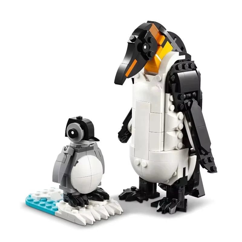 626PCS Creative Variety Series 3IN1 Panda Family Christmas Gift Brick Children Educational Toy