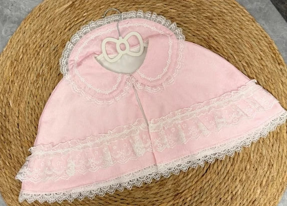 Original Lolita Dress Cape Set New Spring Autumn Sweet Girl Lace Princess Jsk Cake Dress Fairy Suspender Dress Shirt Outfit