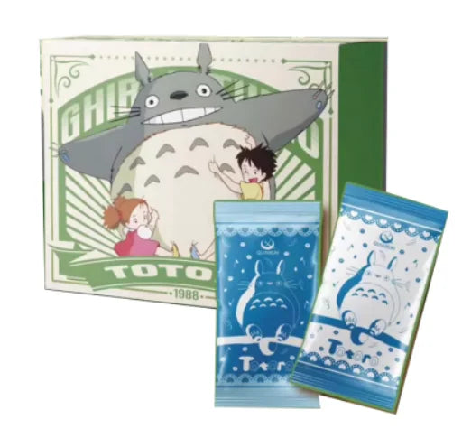 Genuine Hayao Miyazaki Anime Collection Card Chihiro and Chihiro Haal Mobile Castle Card Blind Box Children Toys Christmas Gift