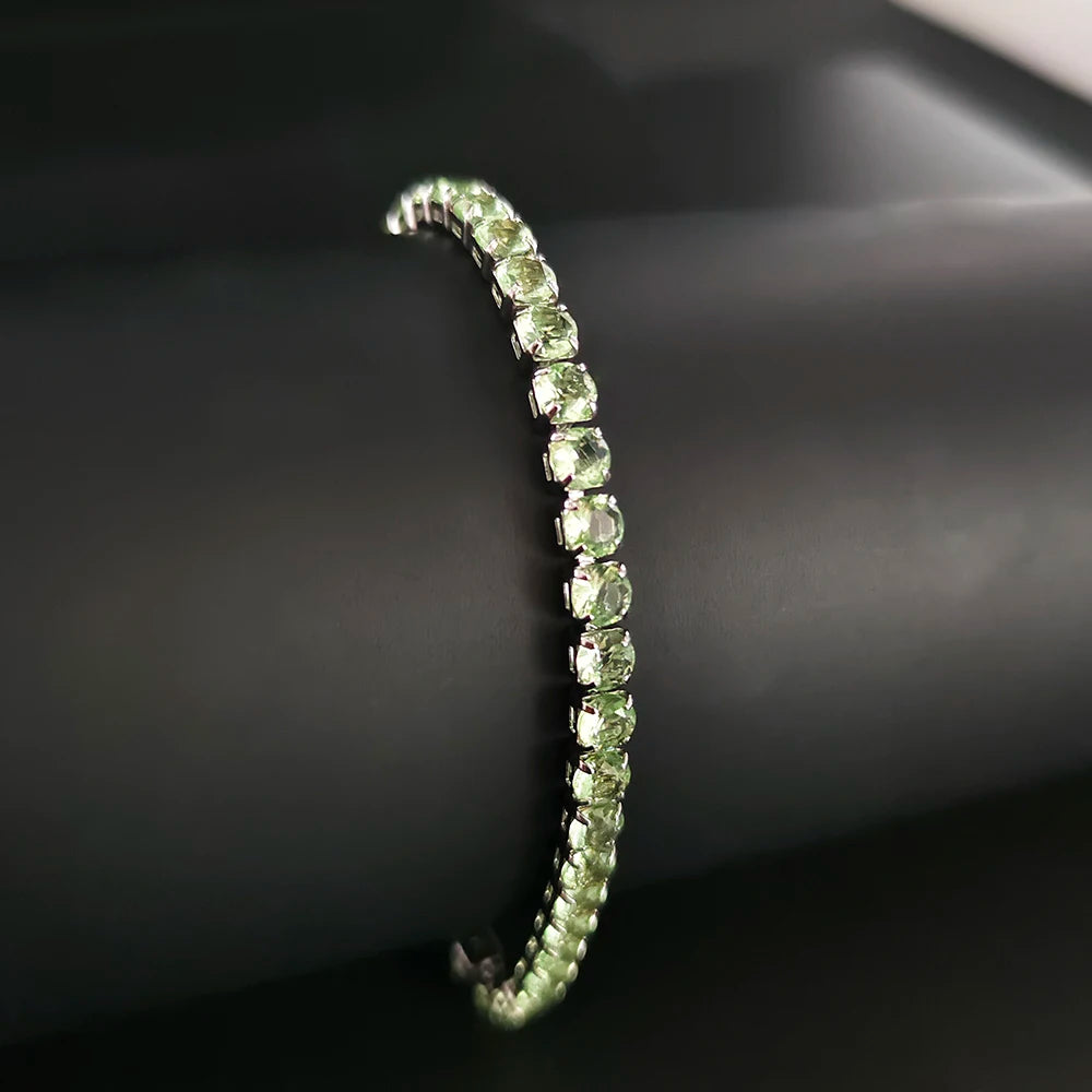 Moonso Arrival  Fashion Unique Design Light Green  Bracelet Bangle for Women Valentine's Day Gift S5787-skygreen