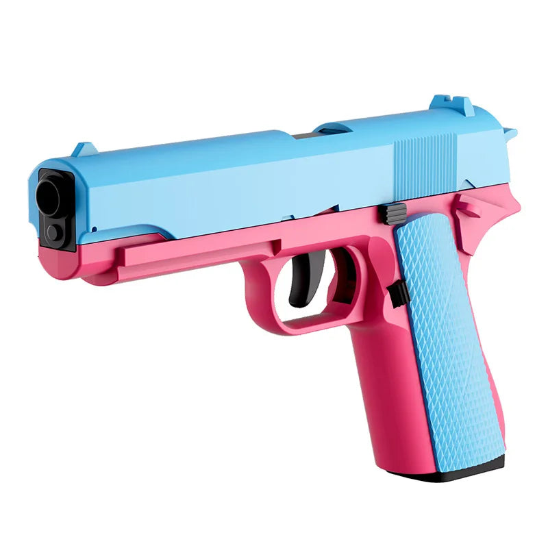 M1911 Toy Gun Pistol Soft Bullet Shell Ejected Blaster Manual Airsoft Air Gun Launcher For Children Adults Shooting Games