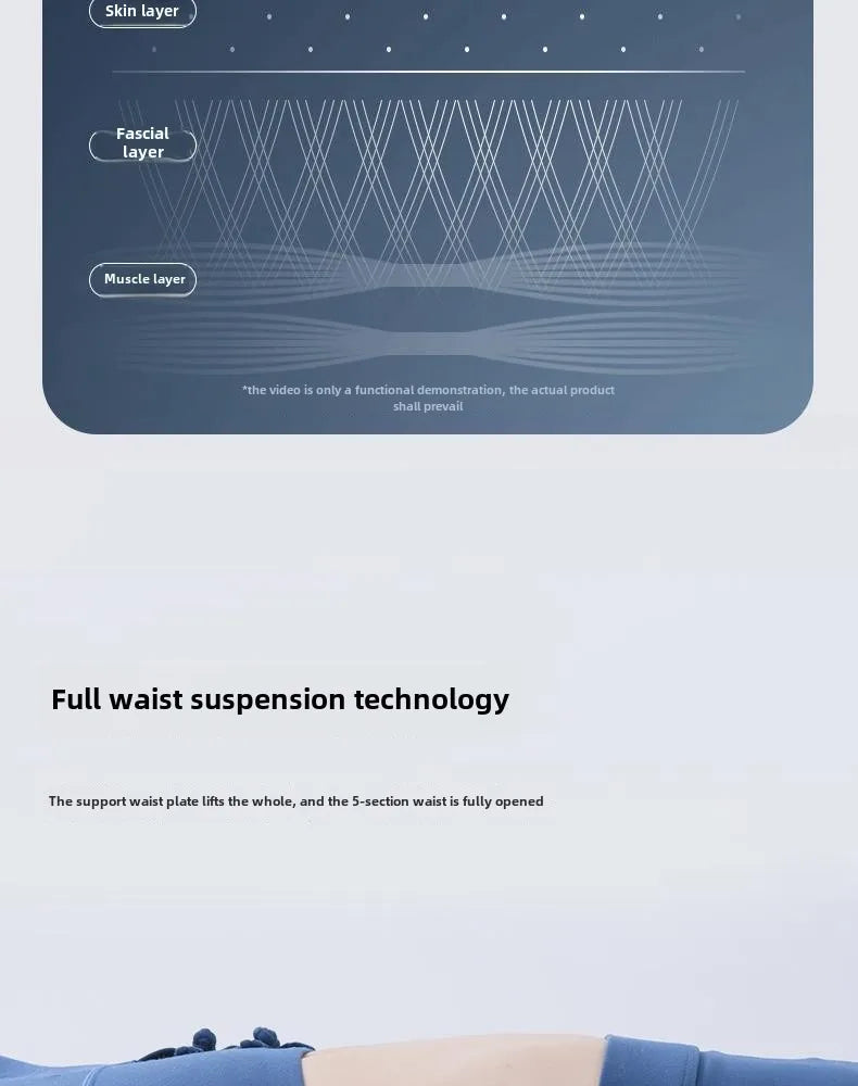 JAIYORL Electric Lumbar Traction Massager Adjustable Vibration Waist Spine Support Back Massage Machine Waist Masajeador