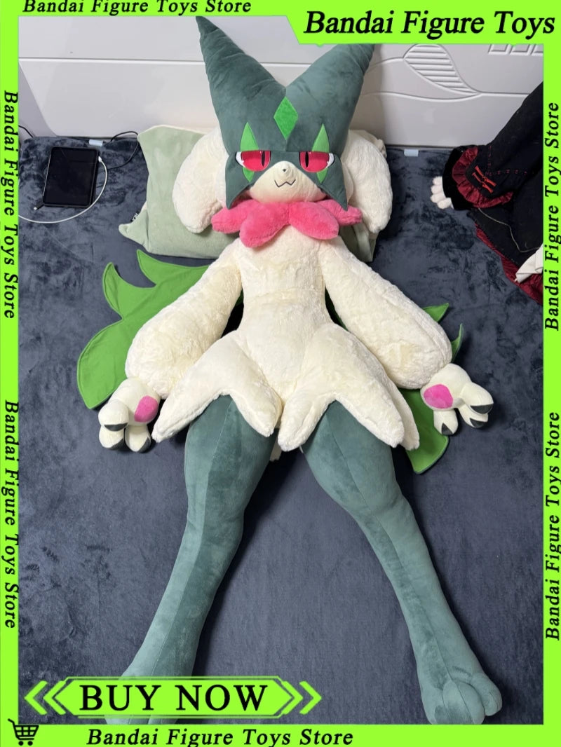 170cm Pokemon Crystal Velvet Version Meowscarada Plush Doll Throw Pillow Room Ded Decor Anime Peripheral Birthday Christmas Gift