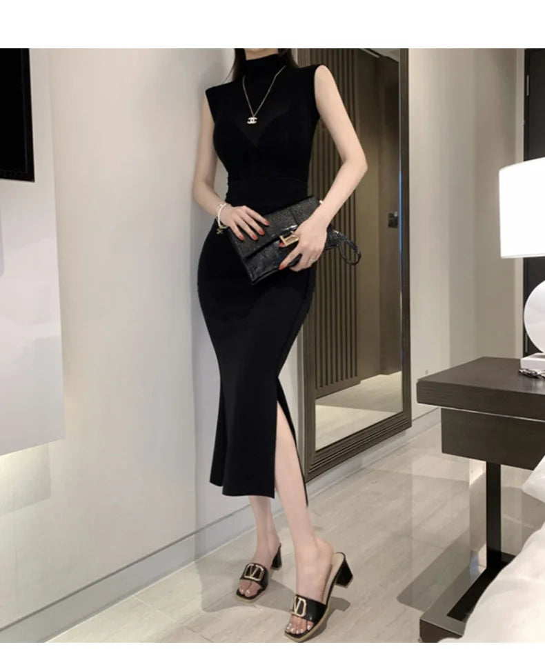 Summer New Modal Corset Tops To Wear Out Sleeveless Turtleneck Tops For Women Korean Casual White Tank Top Women Clothes