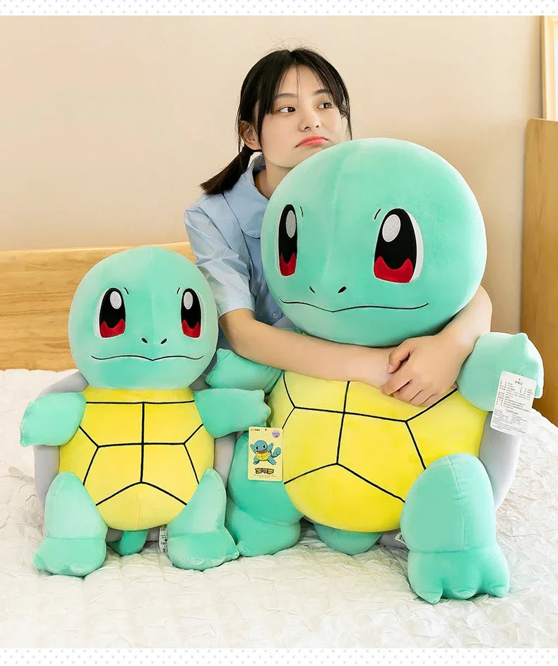 45cm Squirtle Plush Doll Big Size Pokemon Plush Toys Kawaii Stuffed Toys Cute Turtle Pillow Christmas Gift Toys for Boys Girls