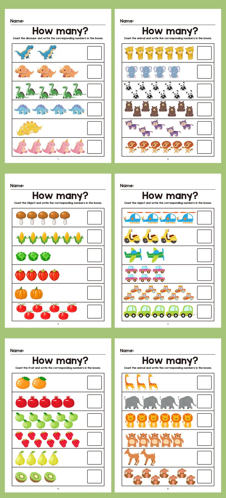 64-Page Interactive Preschool Math Workbook: Number Tracing, Addition and Subtraction Exercises - Early Education Activities for Children Aged 3 and Above, Preparatory Course, for Home or Classroom Use - Number Recognition an