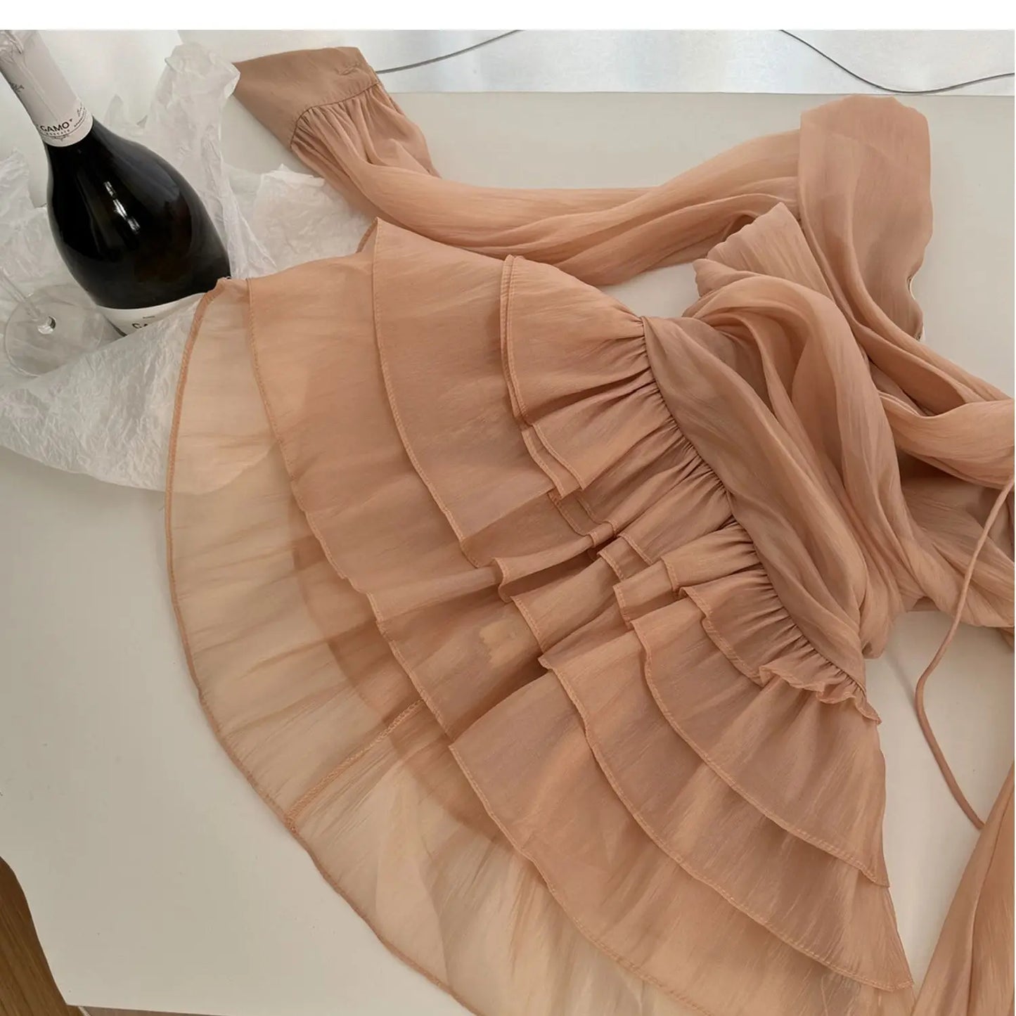 Women's Sexy Summer Autumn Slash Neck Off Shoulder Long Sleeve Short Dress Lady Streetwear Party Holiday Mini Dress